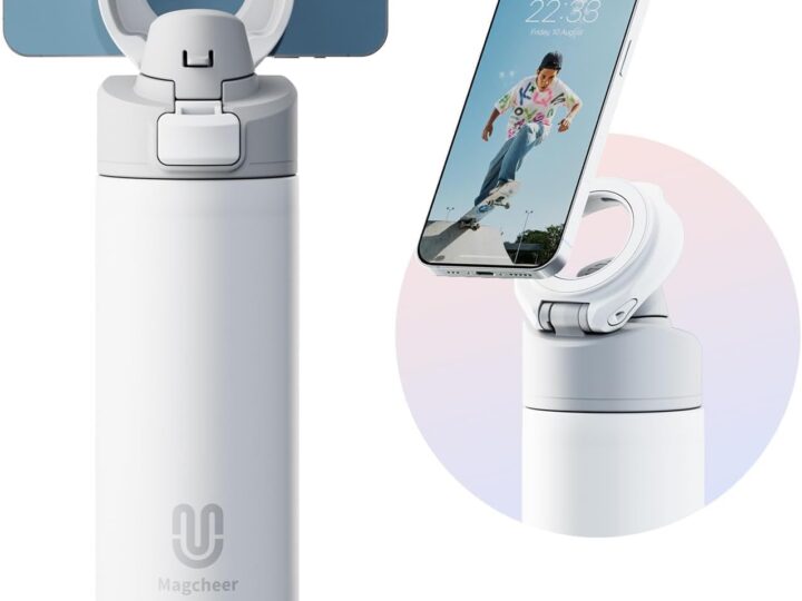 Entrena, graba tus series y mantente hidratado. Botella Magnética con soporte para móvil